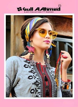 Gul Ahmed Lawn Collection 7th Edition Pakistani Print Suits Catalog