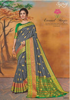 Saroj Shaurya Weaving Silk With Butta Saree Catalog