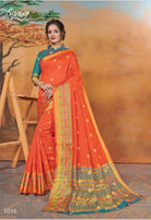 Saroj Shaurya Weaving Silk With Butta Saree Catalog