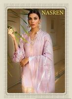 Kaara Suits Nasren Pure Cotton With Heavy Embroidery Work Suits Catalog