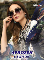 Kilruba Afrozeh Lawn-20 Digital Print Suits Catalog