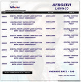 Kilruba Afrozeh Lawn-20 Digital Print Suits Catalog