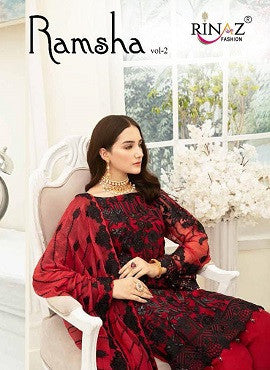 Rinaz Fashion Ramsha Vol-2 Pakistani Style Salwar Suits Catalog