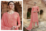 Kala Fashion Zalak Pure Maslin Dyed With Sequance and Thread Work Suits Catalog