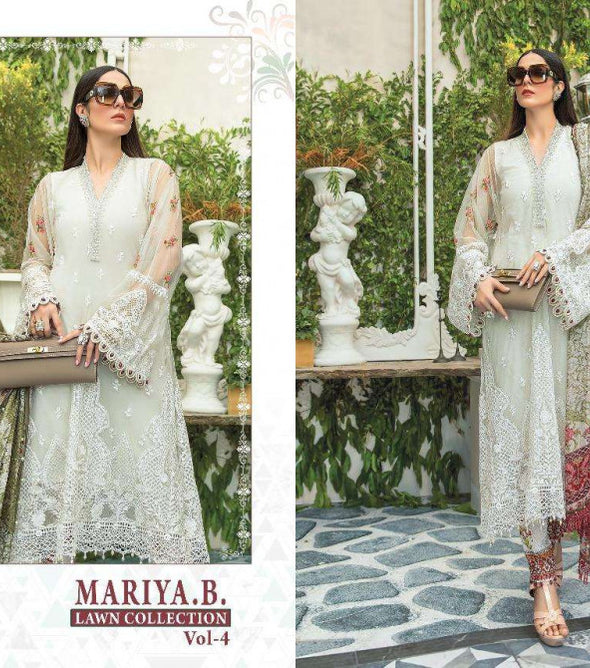 Shree Fabs Mariya B Lawn Collection Vol-4 Pakistani Style Suits Catalog