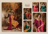 Tripple A Kashish Jam Silk Dress Material Catalog