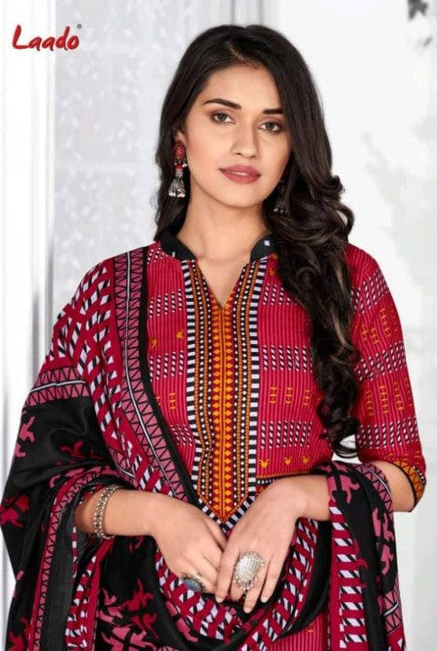 Laado Vol-53 Printed Cotton Dress Material Catalog