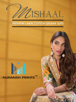 Numaish Prints Mishaal Lawn Cotton Suits Catalog