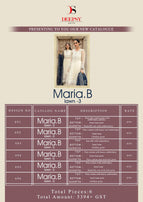 Deepsy Maria B Lawn Vol-3 Pakistani Style Suits Catalog