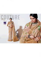 Shangrila Priyanshi Digital Linen Saree Catalog Collection