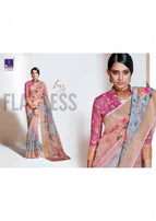 Shangrila Priyanshi Digital Linen Saree Catalog Collection