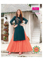 Diya Trendz Fashion Era Vol-1 Kurti With Plazzo Sharara and Skirt Catalog