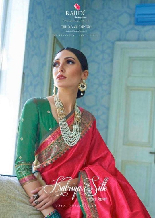 Rajtex Katriya Silk Saree Catalog Collection