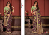 Manjubaa Mahahri Silk Saree Catalog Collection