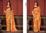 Manjubaa Mahahri Silk Saree Catalog Collection