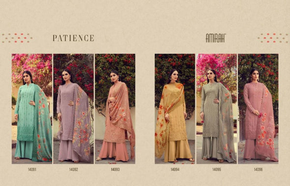 Amirah Patience Plazzo Style Suits Catalog Collection
