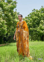 Shangrila Samiksha Georgette Prints With Designer Border Saree Catalog