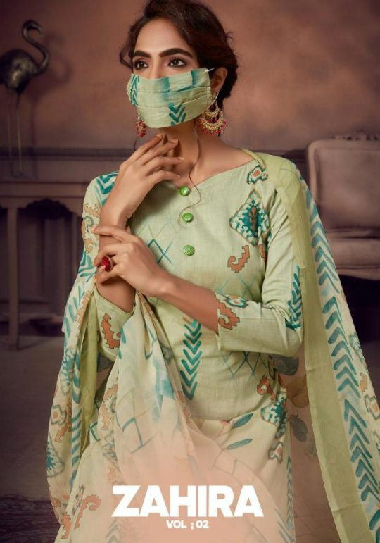 Kaara Suits Zahira Vol-2 Jam Satin Suits Catalog