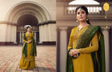 Fiona Kritika Jaquard Dupatta Straight Satin Georgette Suits Catalog