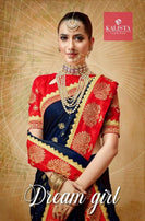 Kalista Fashions Dream Girl Fancy Designer Silk Saree Catalog