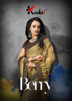 Kodas Berry Heavy Brasso Saree Catalog Collection