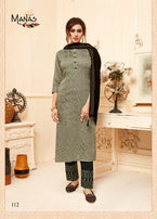 Manas Creation Lucknowi Vol-2 Kurti With Bottom Catalog