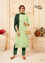 Manas Creation Lucknowi Vol-2 Kurti With Bottom Catalog