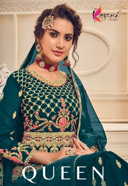 Kesari Trendz Queen Heavy Garara Style Pakistani Suits Catalog