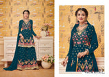 Eba Lifestyle Shehzadi Plazzo Style Pakistani Style Suits Catalog