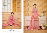Eba Lifestyle Shehzadi Plazzo Style Pakistani Style Suits Catalog