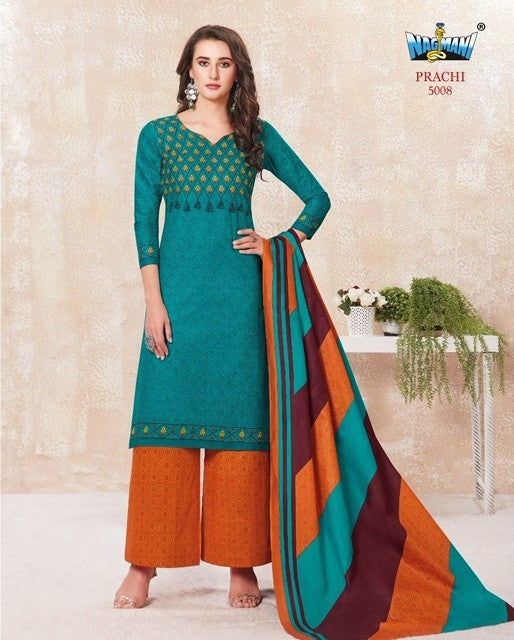 Nagmani Prachi Vol-5 Printed Cotton Suits Catalog