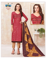 Nagmani Prachi Vol-5 Printed Cotton Suits Catalog