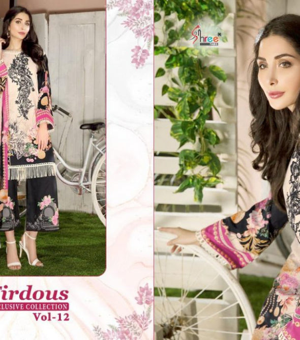 Shree Fabs Fridous Exclusive Collection Vol-12 Jam Silk Pakistani Suits Catalog
