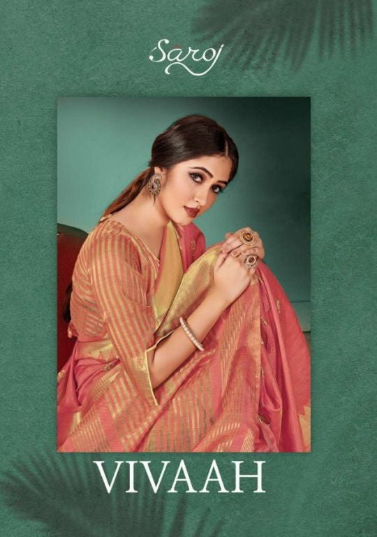 Saroj Vivaah Cotton Silk Saree Catalog Collection