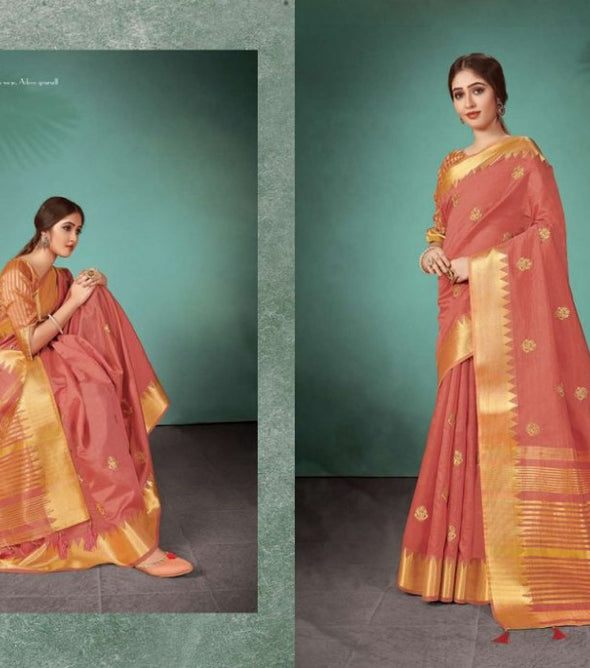 Saroj Vivaah Cotton Silk Saree Catalog Collection