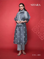 Nitara Scarlet Top Bottom and Sacarf Pair Catalog Collection