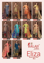 Balaji Cotton Eliza Vol-3 Special Rayon Fabric Suits Catalog