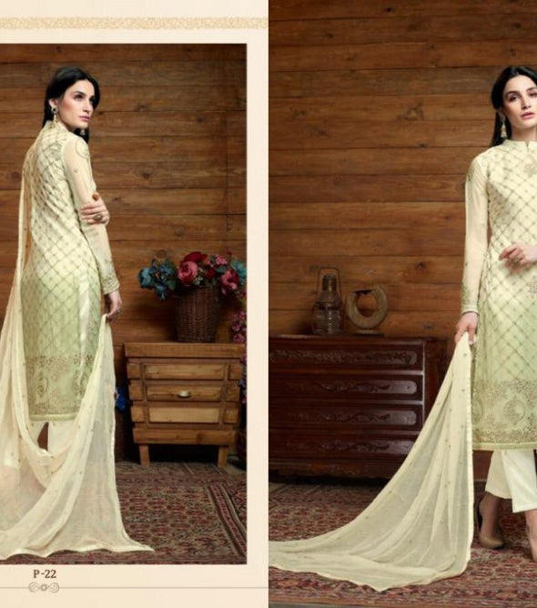 Bela Fashion Classic Pure Chiffon Straight Salwar Kameez Catalog