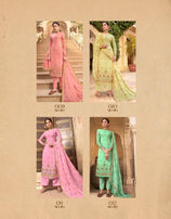 Glossy Simar Suhani Chinon Fabric Straight Salwar Kameez Catalog