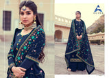 Alisa Raas Plazzo Style Silk Jacquard Salwar Suits Catalog