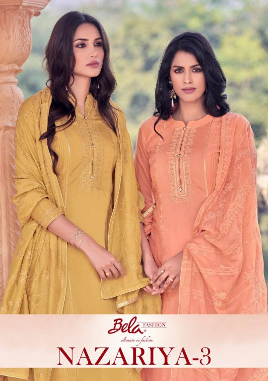Bela Fashion Nazariya Vol-3 Straight Salwar Kameez Catalog