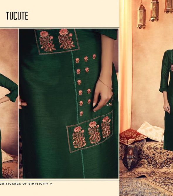 Karma Trendz Tucute 828 Series Kurti With Bottom Catalog