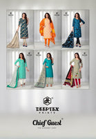 Deeptex Chief Guest Vol-17 Printed Cotton Dress Material Catalog