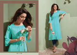 Kessi Rangoon Homerun Slub Rayon With Shifli Work Kurti Catalog