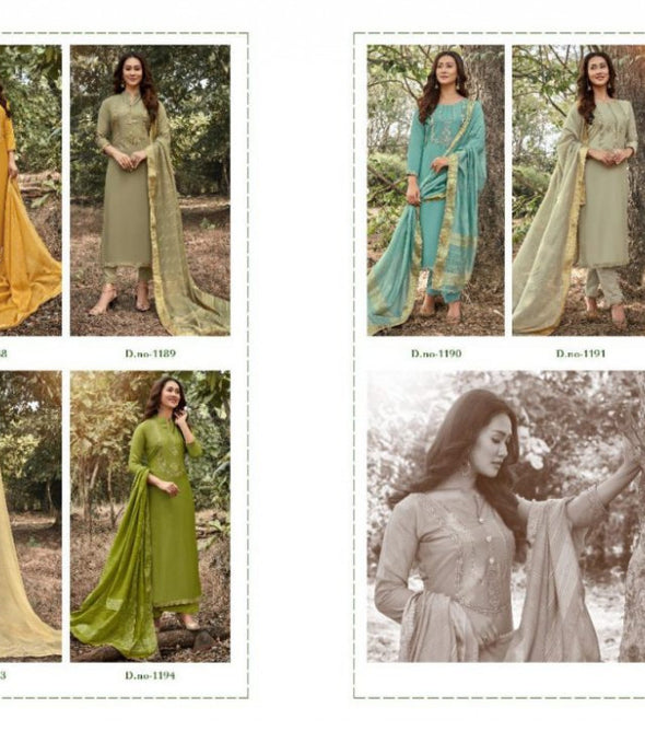 Bela Fashion Karvaan Maslin Fabric Straight Salwar Suits Catalog Collection