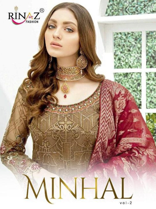 Rinaz Fashion Minhal Vol-2 Pakistani Style Suits Catalog