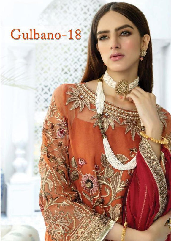 Deepsy Gulbano Vol-18 Pakistani Style Heavy Suits Catalog