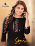 Ladies Flavour Signature Vol-2 Kurti With Bottom Catalog