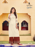 Ladies Flavour Signature Vol-2 Kurti With Bottom Catalog