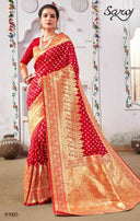 Saroj Wedding Sutra Heavy Jacquard Rich Pallu Saree Catalog
